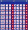 Number 1-100 Board Pocket Chart for Teacher Lessons (100 Pockets)